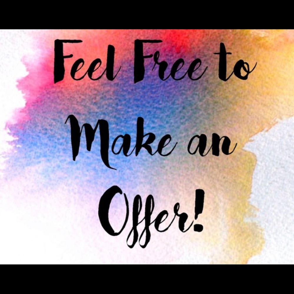 Reasonable offers accepted!